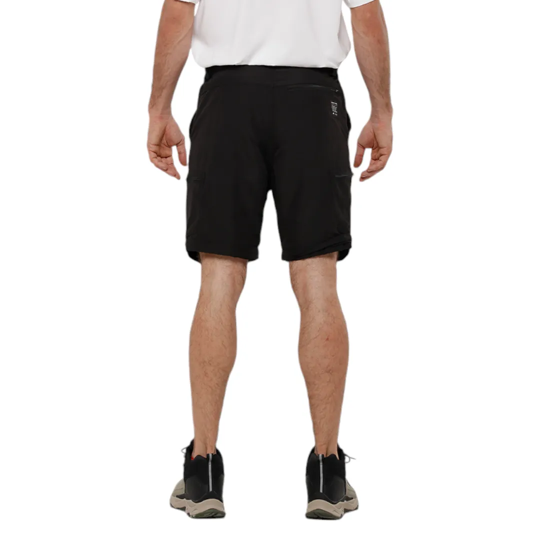 Pantalon Montagne Sherpa Zipper Trekking Desmontable Negro