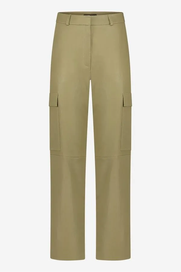 Pantalon Mujeres Ibana Pleuni Moss Green