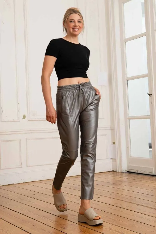 Pantalon Mujeres Oakwood Gift Metal Anthracite 530
