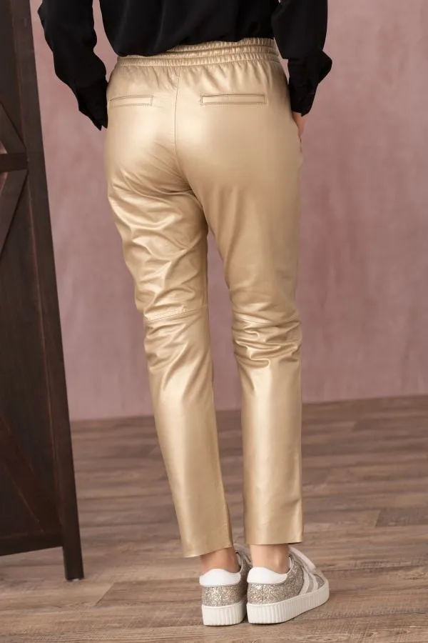 Pantalon Mujeres Oakwood Gift Metal Light Gold 644