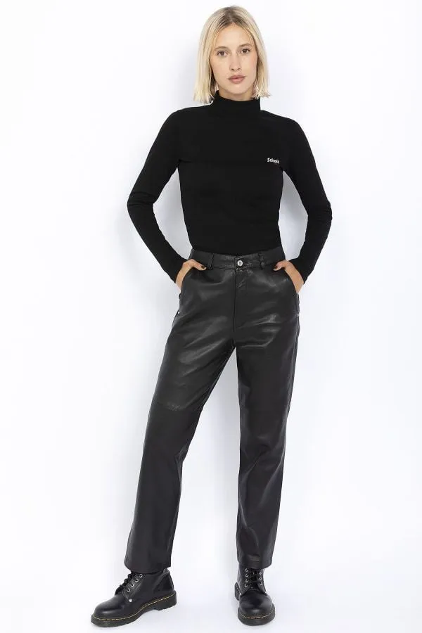 Pantalon Mujeres Schott Trmeryl70W Black