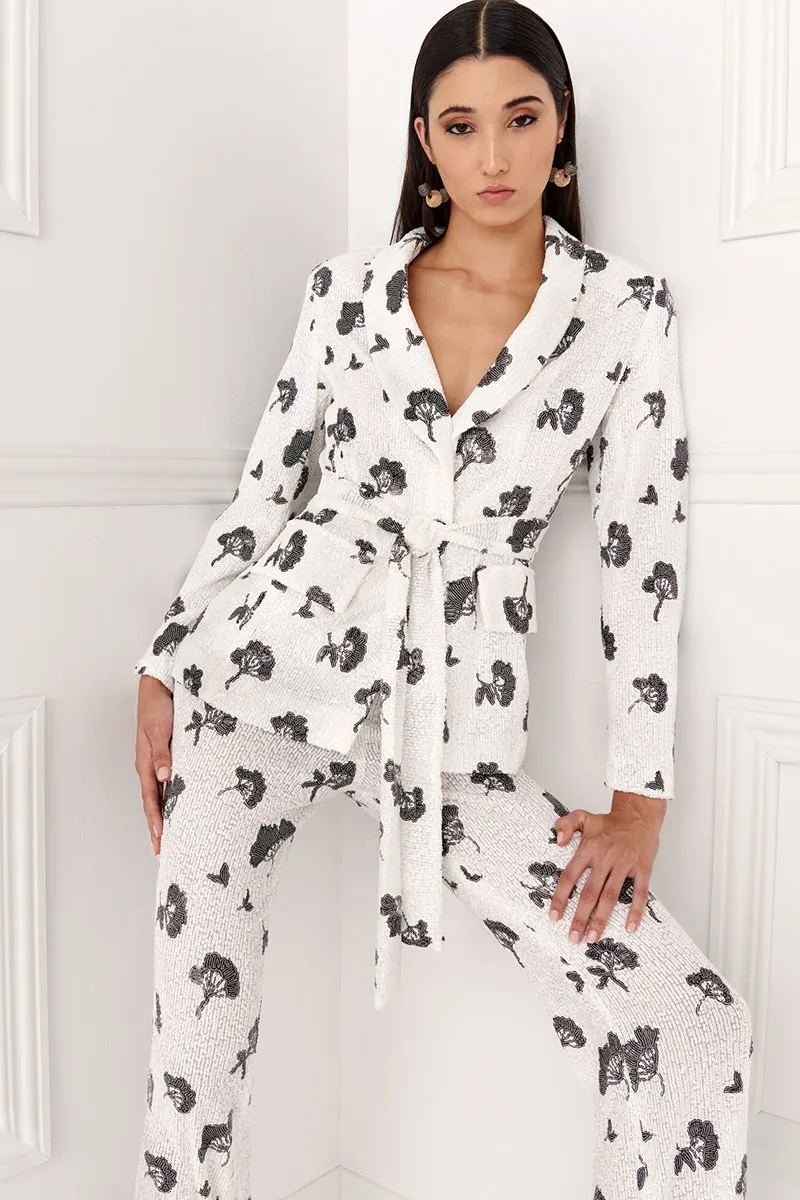 Pantalon palazzo lentejuelas Ivy