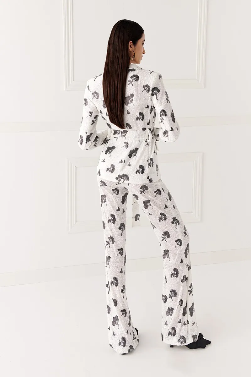 Pantalon palazzo lentejuelas Ivy
