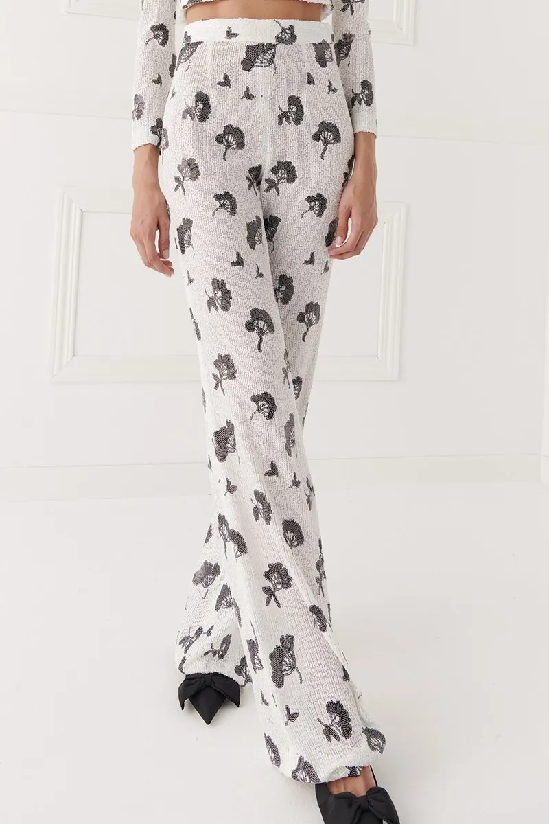 Pantalon palazzo lentejuelas Ivy