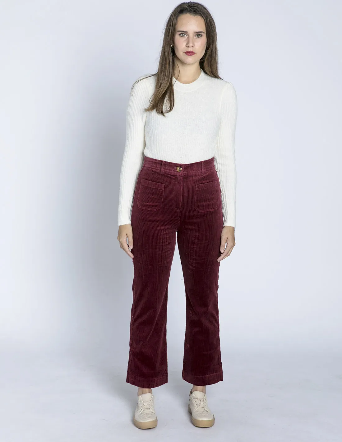 PANTALON PANA GRANATE CORDUROY KING LOUIE