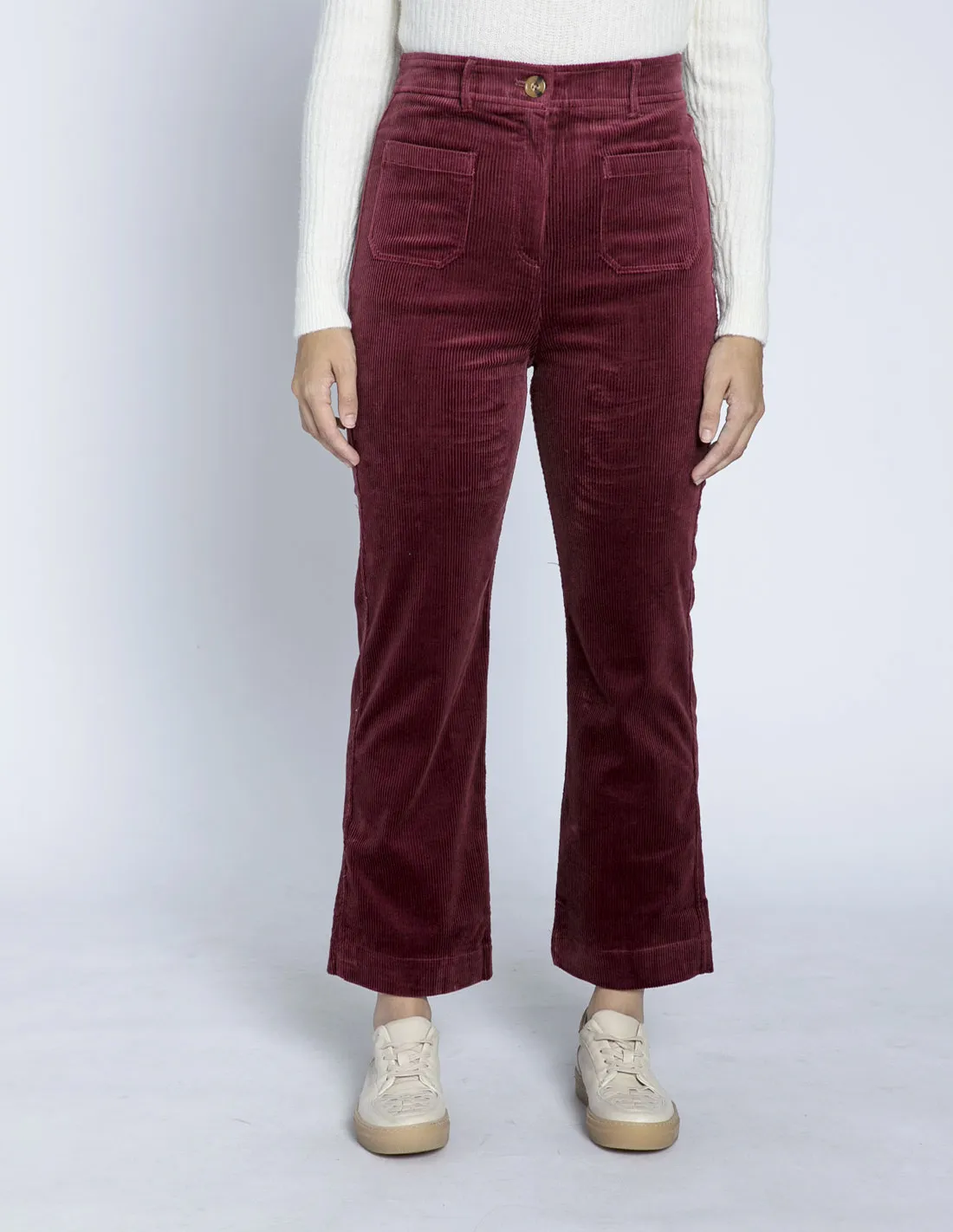 PANTALON PANA GRANATE CORDUROY KING LOUIE