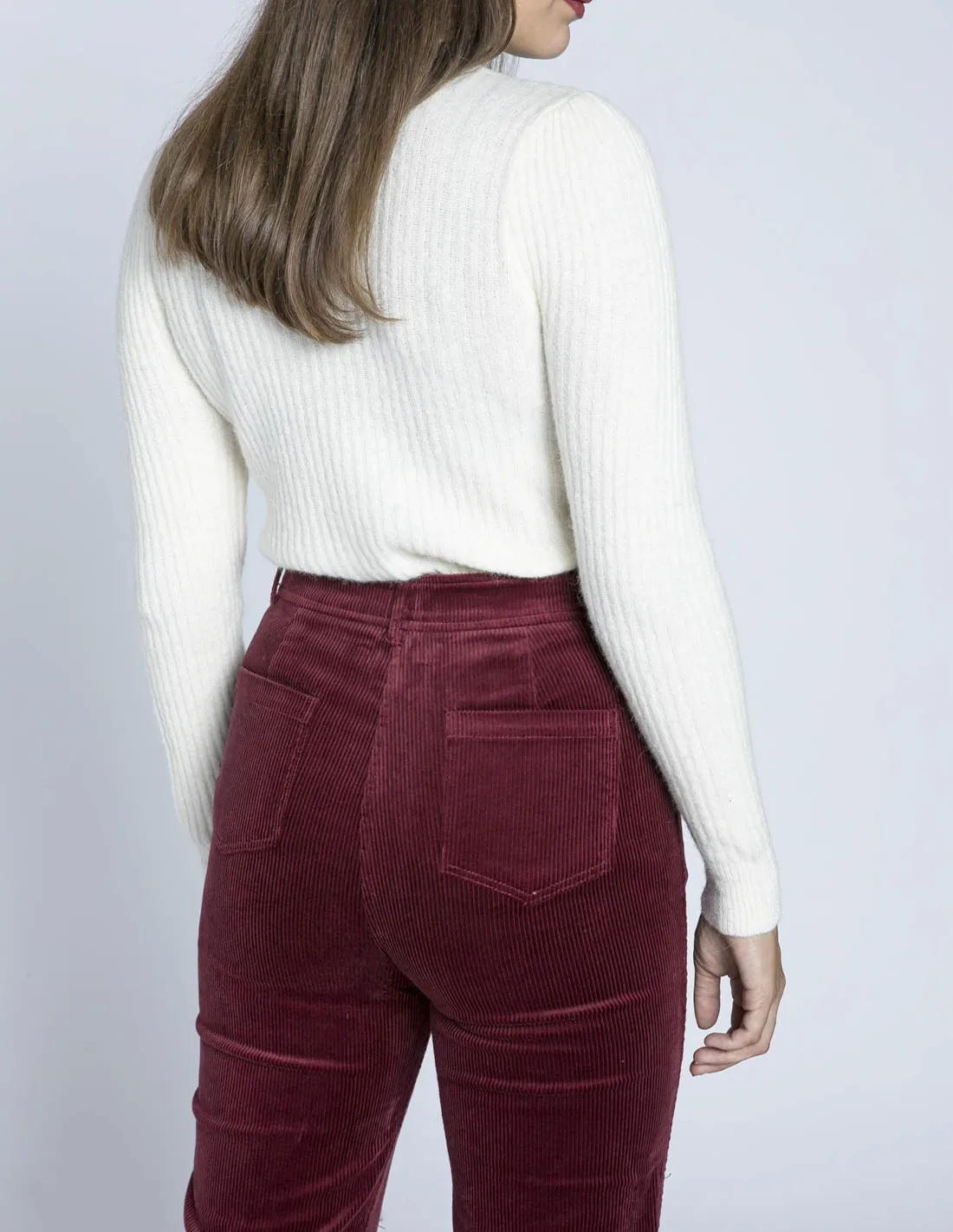 PANTALON PANA GRANATE CORDUROY KING LOUIE
