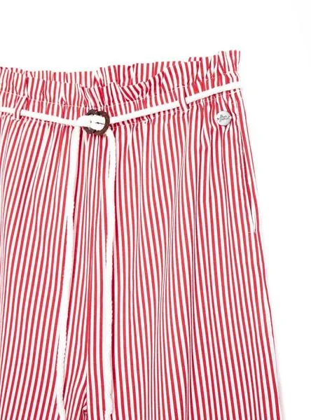 pantalon pepe jeans luisa rojo para niña