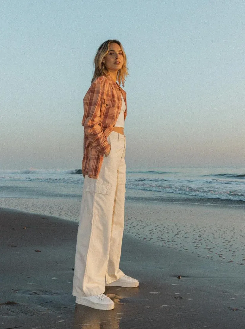 Pantalon Roxy Lefty Cargo Crudo