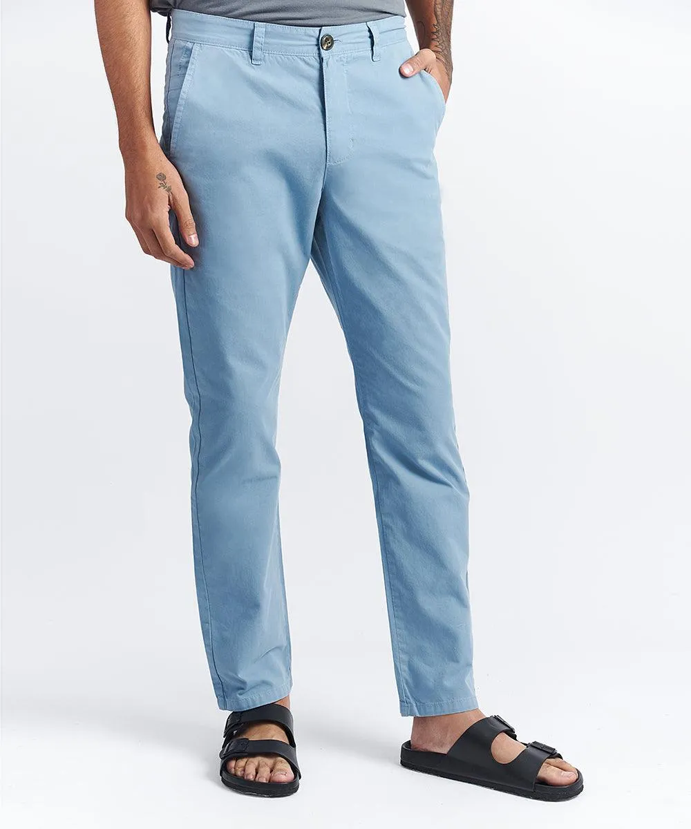 PANTALON SLIM FIT DRILL CORTES BOLSILLOS ACERO PV24