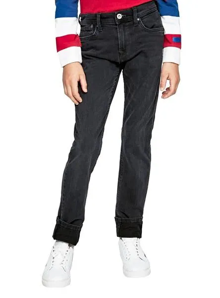 pantalon vaquero pepe jeans finly negro para niño