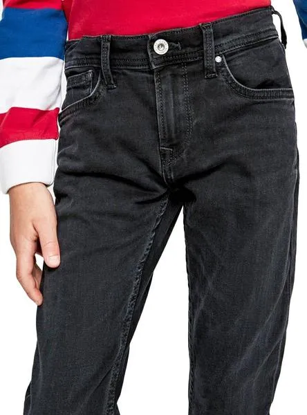 pantalon vaquero pepe jeans finly negro para niño