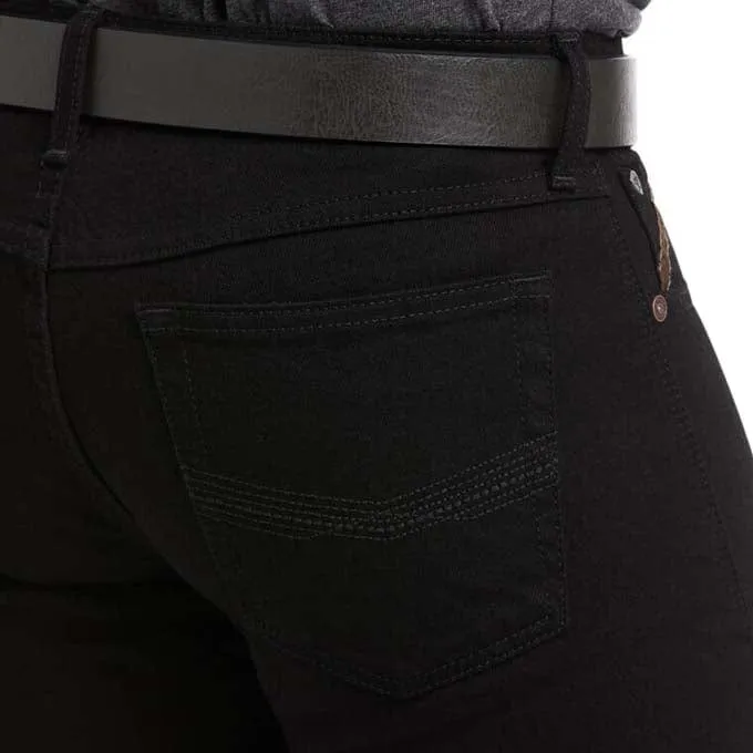 Pantalon Vaquero Recto M7 Negro