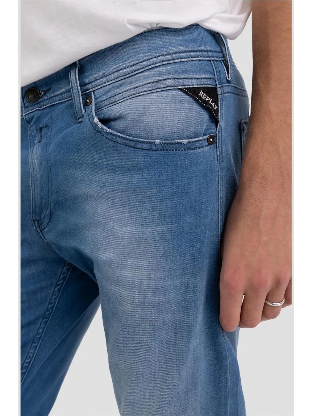 PANTALON VAQUERO REPLAY HOMBRE JONDRILL SKINNY XLITE