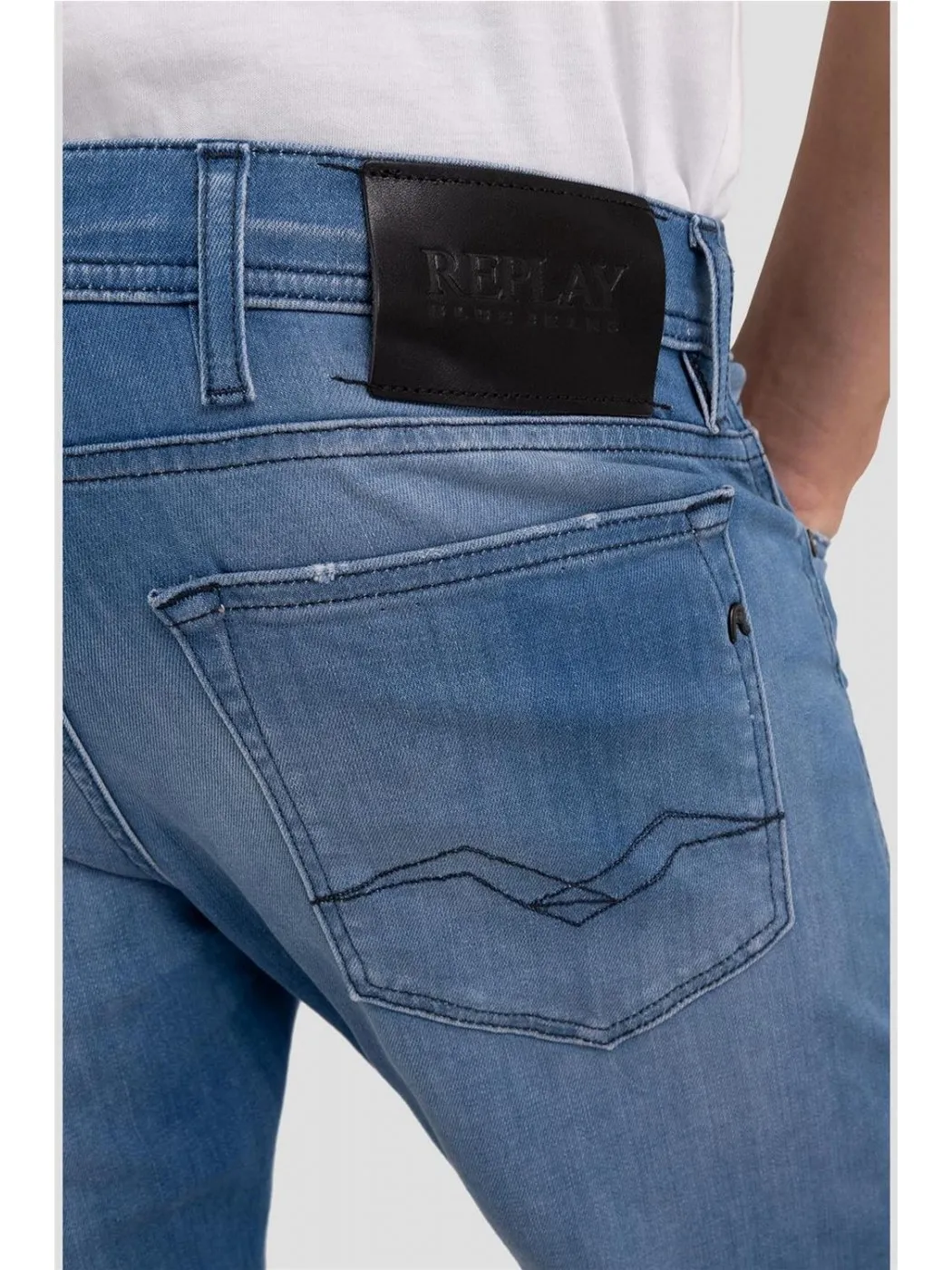 PANTALON VAQUERO REPLAY HOMBRE JONDRILL SKINNY XLITE