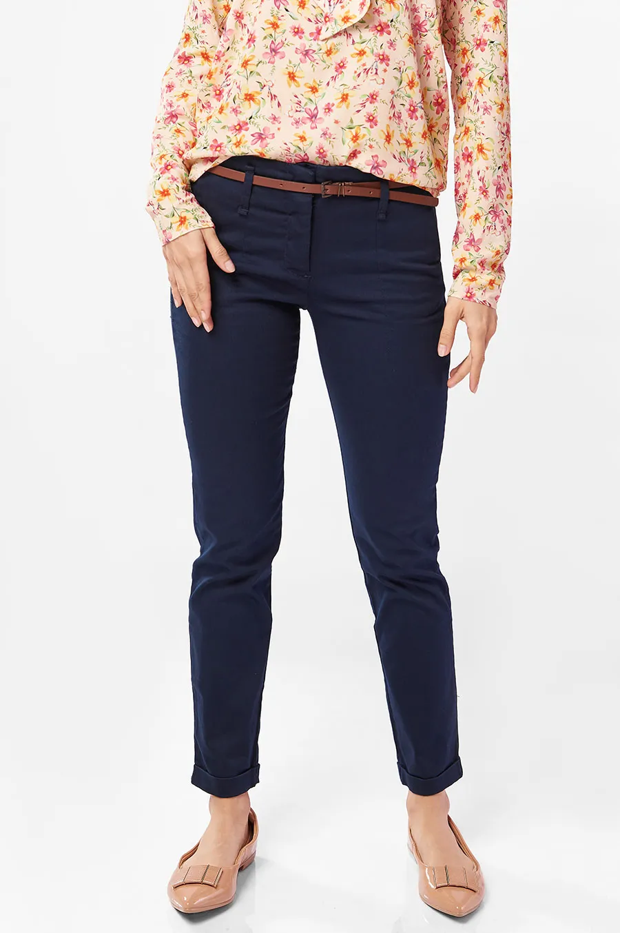 PANTALON WINDSOR SLIM C/CINTO