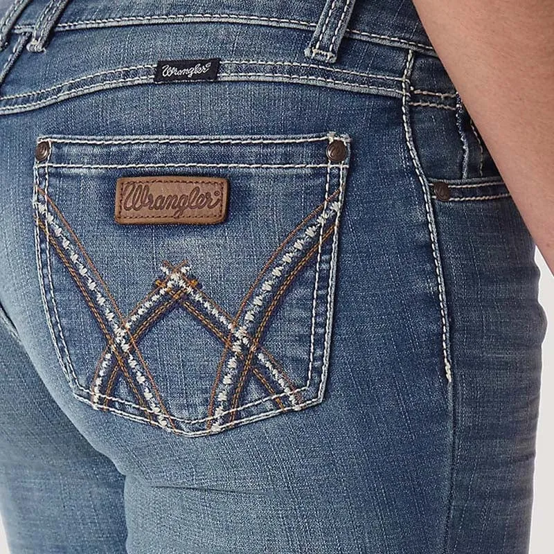Pantalon Wrangler Mid Rise Do Wash