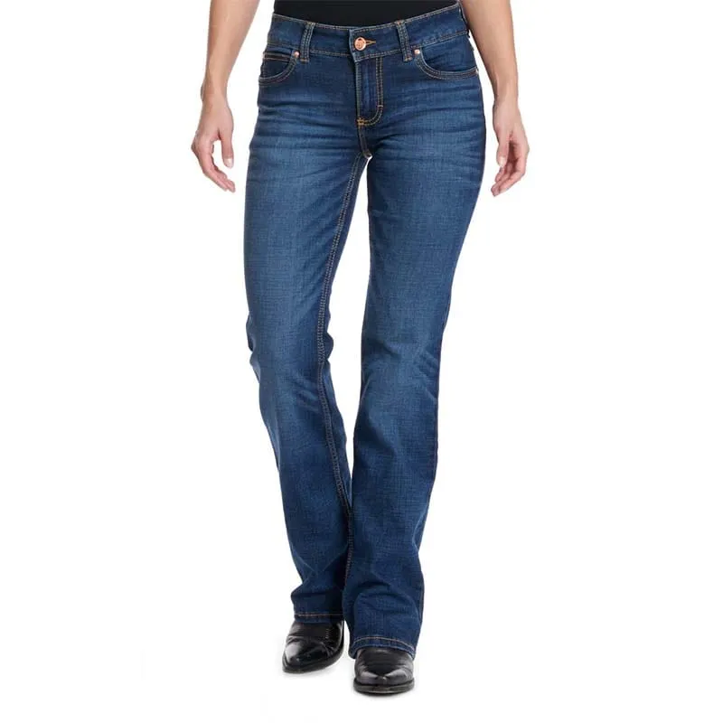 Pantalon Wrangler Retro Mae Mid Rise Dark Wash