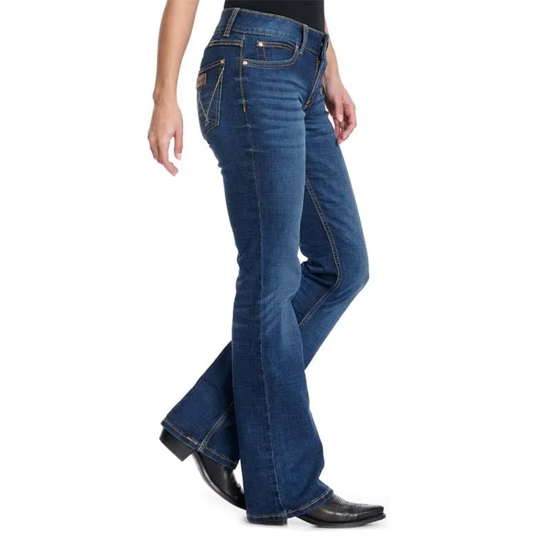 Pantalon Wrangler Retro Mae Mid Rise Dark Wash