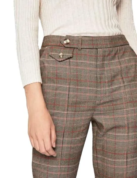 pantalón pepe jeans cuadros lia