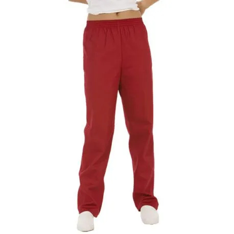 Pantalón unisex Rojo Burdeos