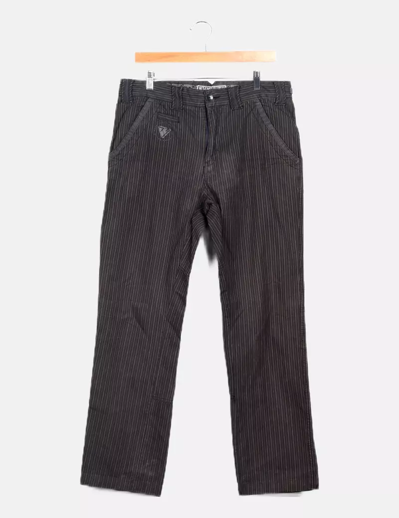 Pepe Jeans Pantalón marrón estampado