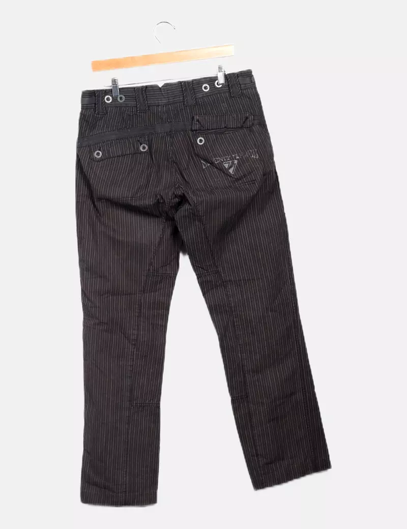 Pepe Jeans Pantalón marrón estampado