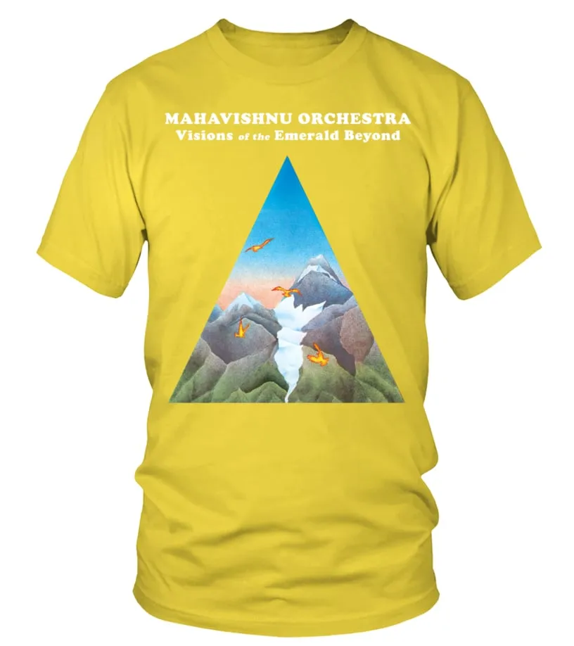 PGSRYL. MAHAVISHNU ORCHESTRA  VISIONS OF THE EMERALD BEYOND (1975) CAMISETA CUELLO REDONDO UNISEX