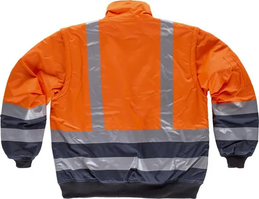 Piloto combinada alta visibilidad Naranja / Marino