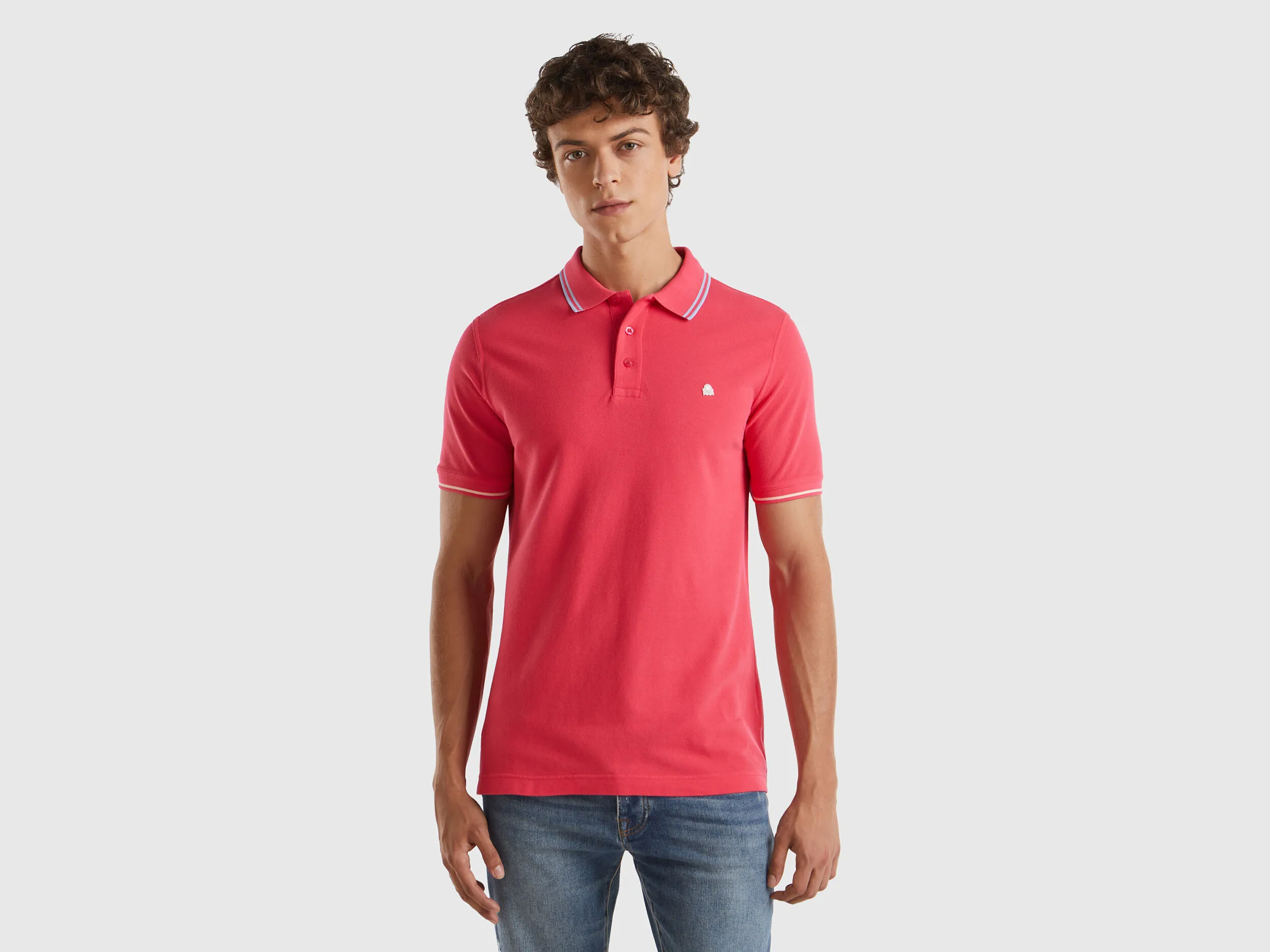 Polo fucsia de algodón orgánico