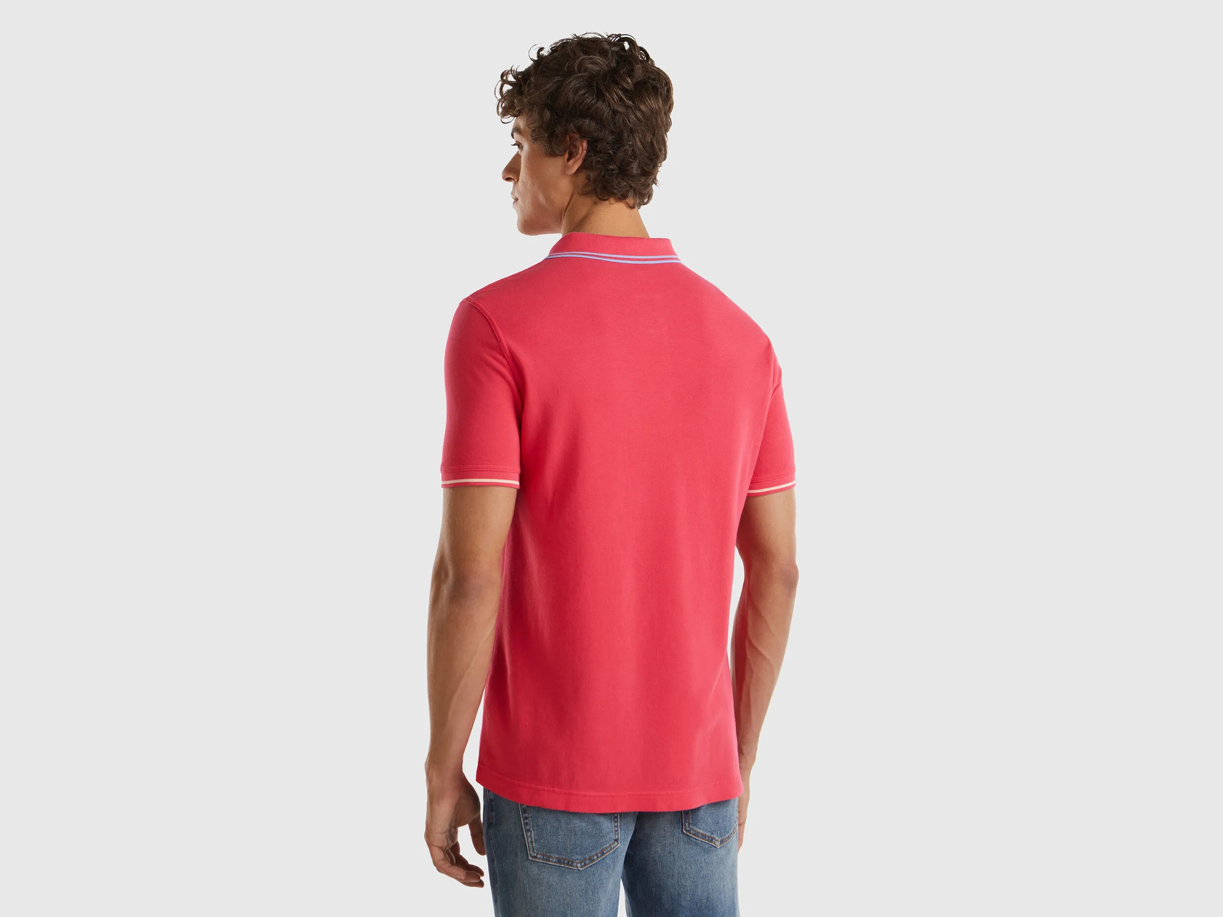 Polo fucsia de algodón orgánico