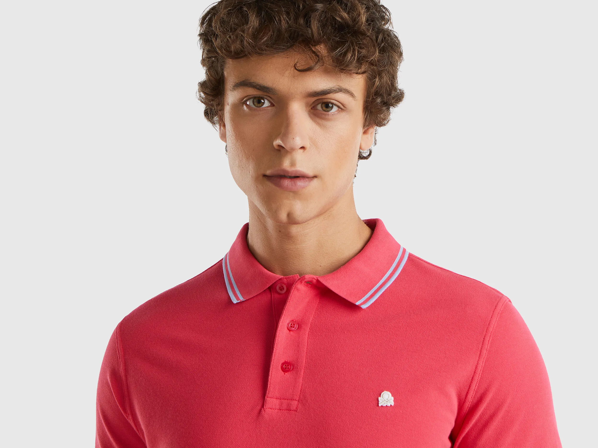 Polo fucsia de algodón orgánico