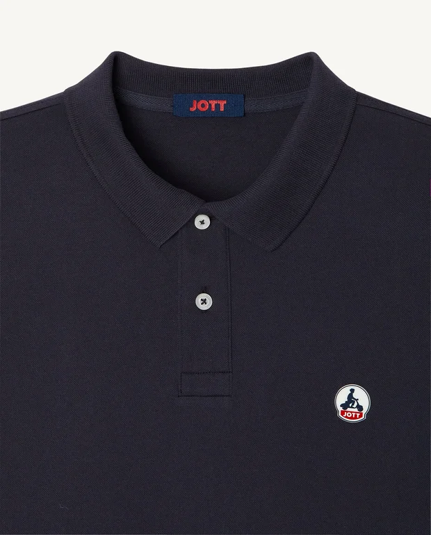 Polo manga corta Jott de Hombre MARBELLA SS23MPOL10 – 104 NAVY Justoverthetop azul oscuro