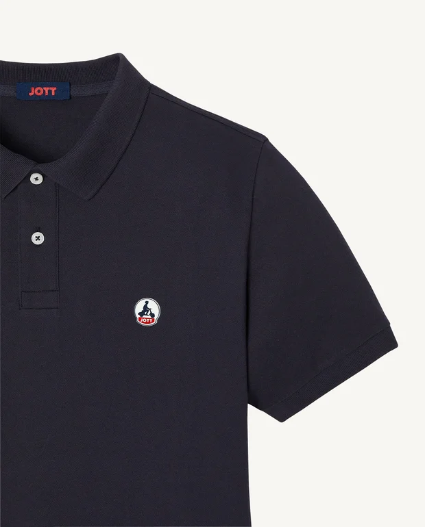 Polo manga corta Jott de Hombre MARBELLA SS23MPOL10 – 104 NAVY Justoverthetop azul oscuro