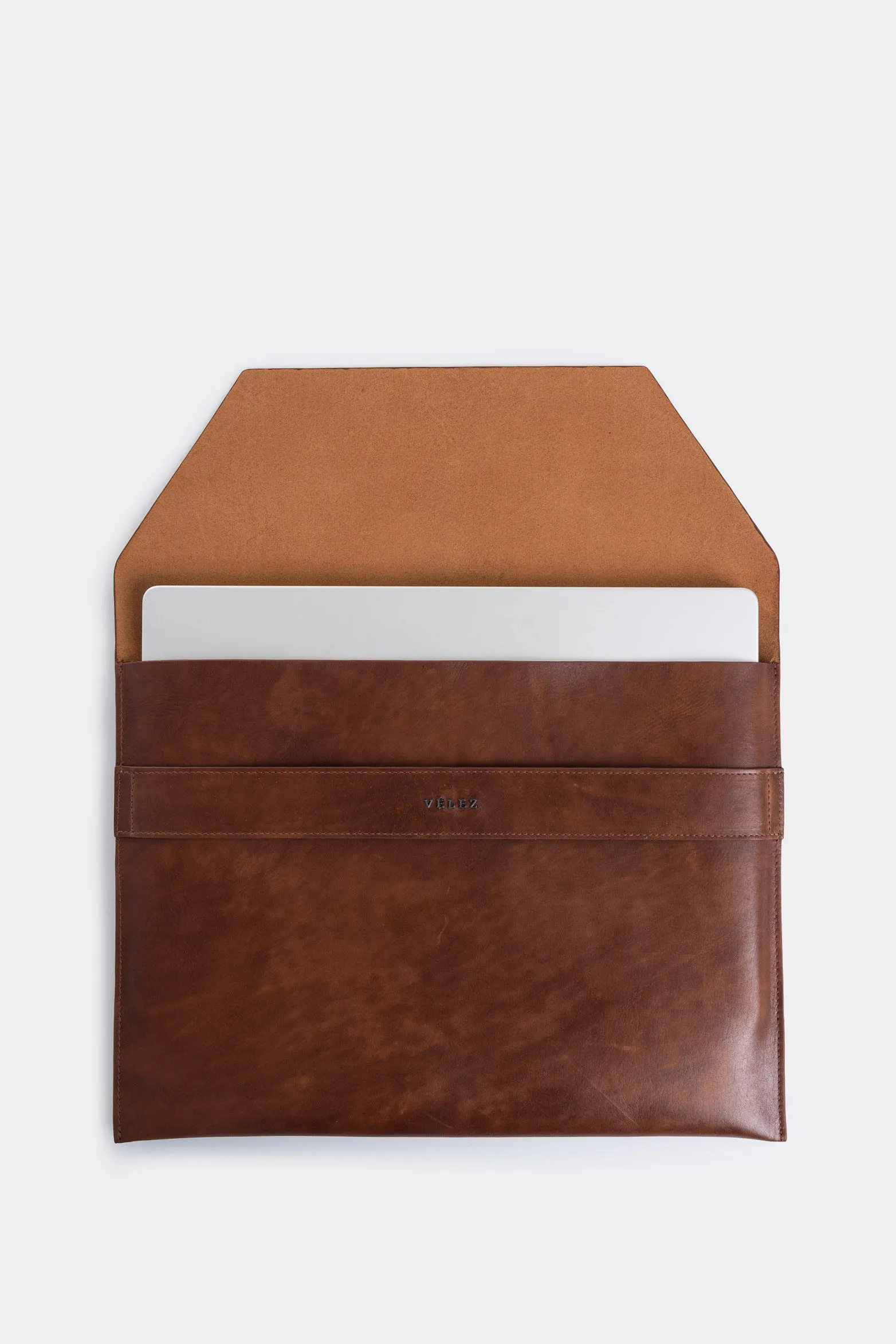 Porta Tablet Grus de cuero para hombre texturizado