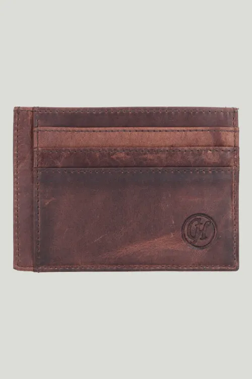 Porta tarjetas en cuero