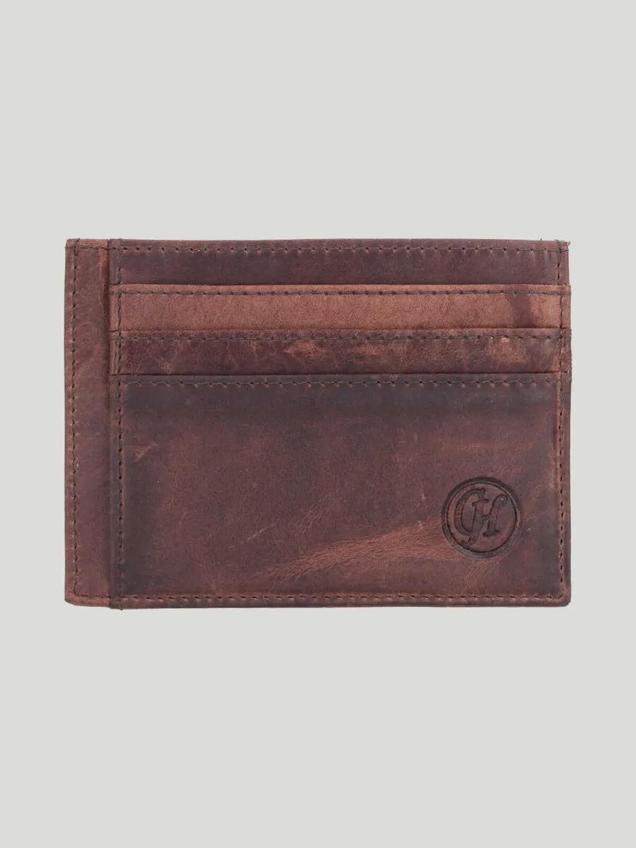 Porta tarjetas en cuero