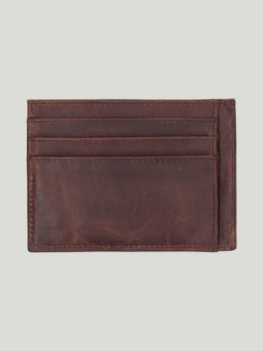 Porta tarjetas en cuero