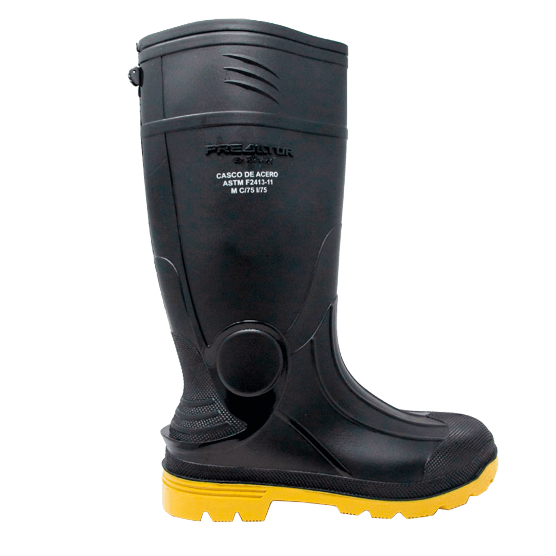 PREDATOR PPHU914605.5 TALLA 37 PAR DE BOTAS DE PVC CON PUNTA DE ACERO FORRO INTERNO ANTIBACTERIAL