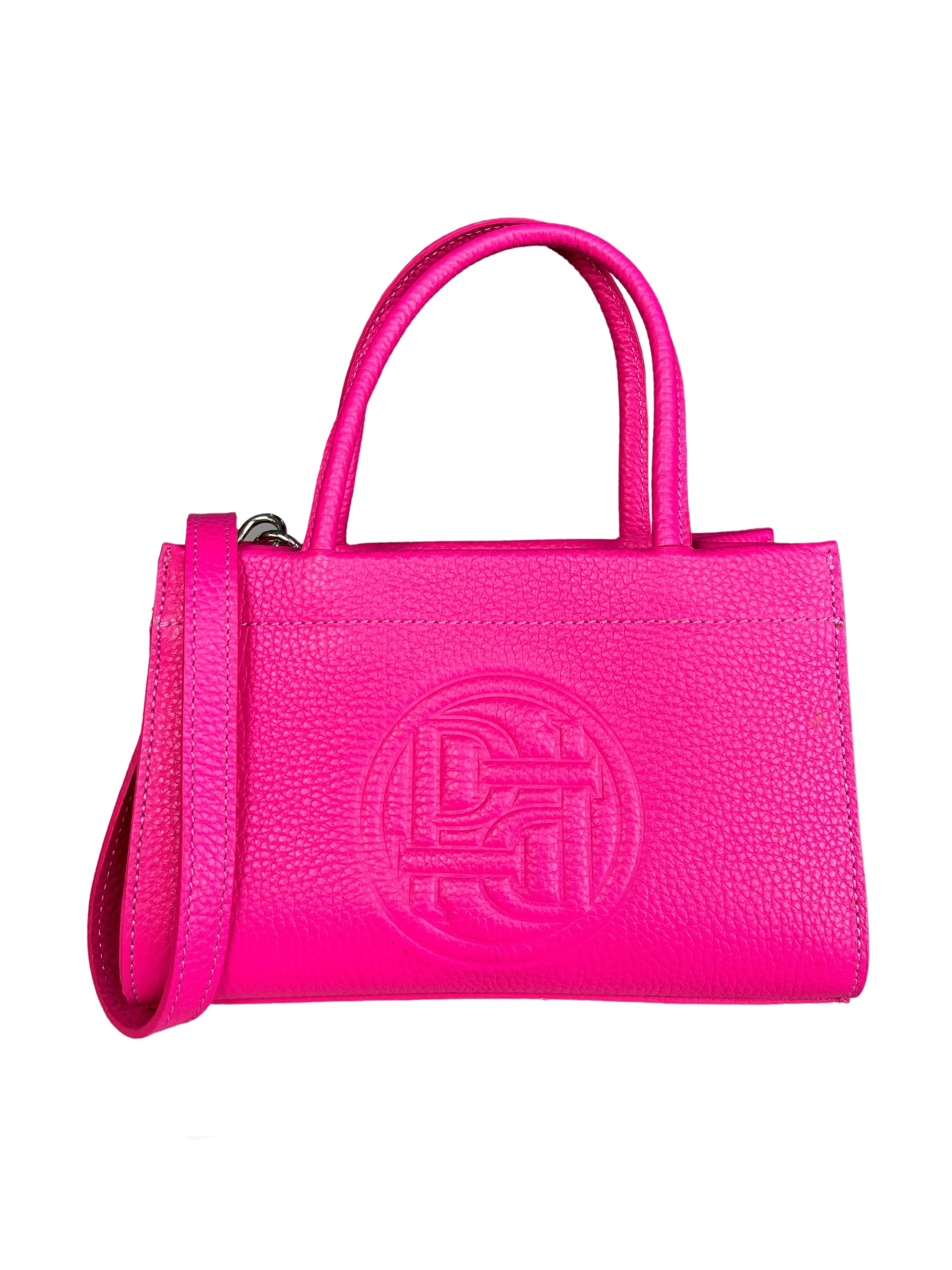 PRÜNE Bandolera Cuero Pink