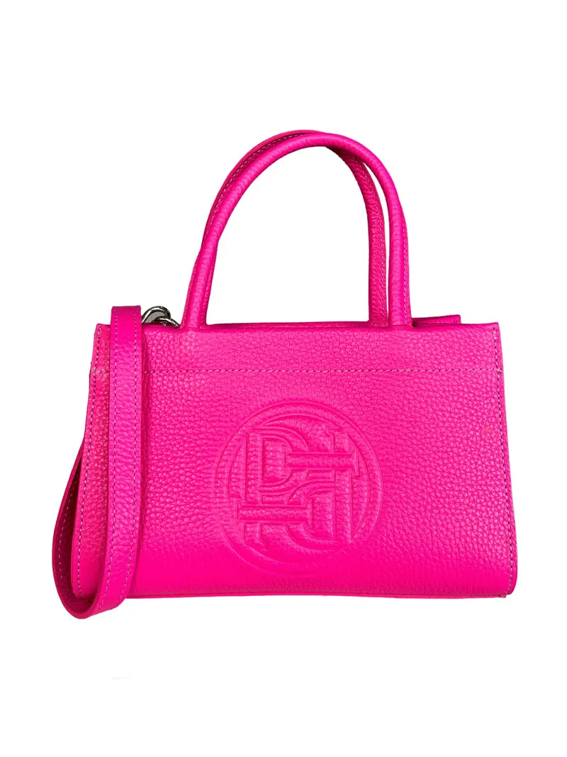 PRÜNE Bandolera Cuero Pink