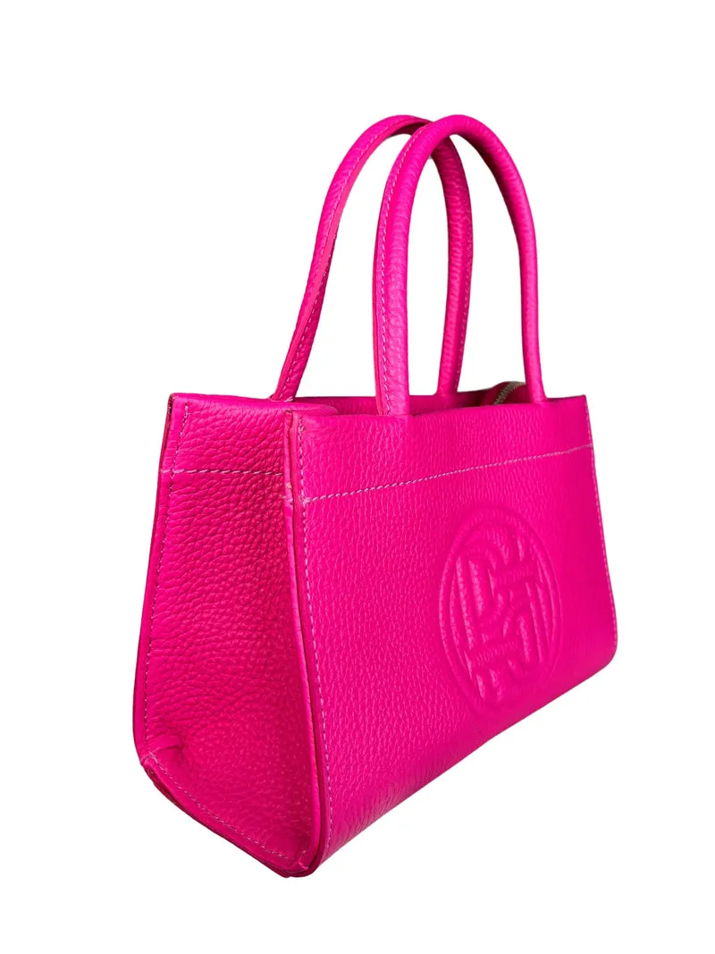 PRÜNE Bandolera Cuero Pink