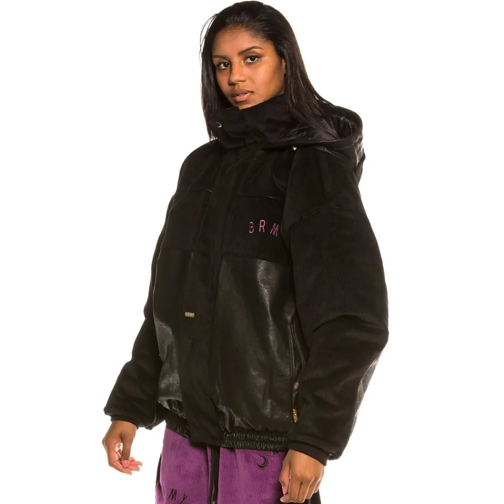 Pull Over Unisex Grimey Nite Marauder Corduroy FW20 Black