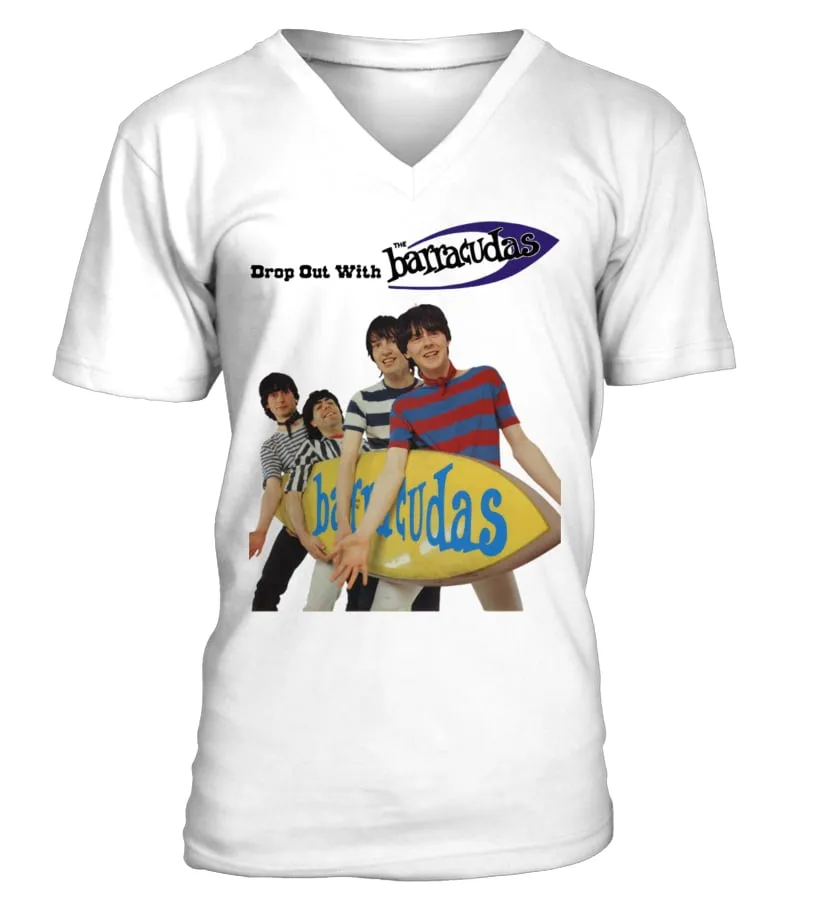 PUNK Drop Out With The Barracudas The Barracudas WT Camiseta cuello en V Unisex