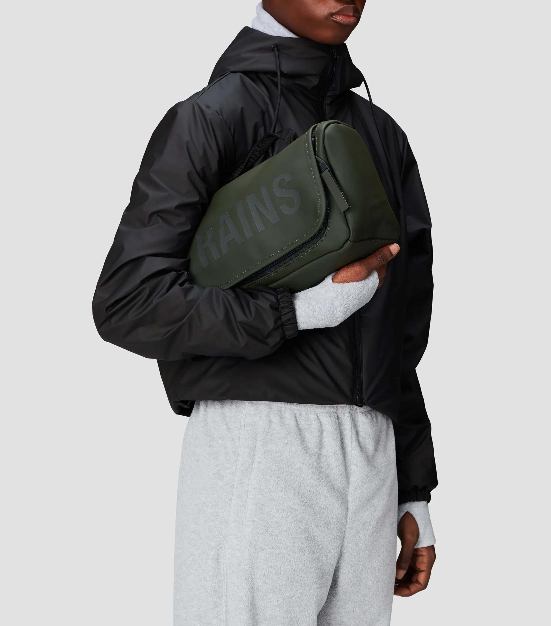 Rains Washbag con logo Unisex