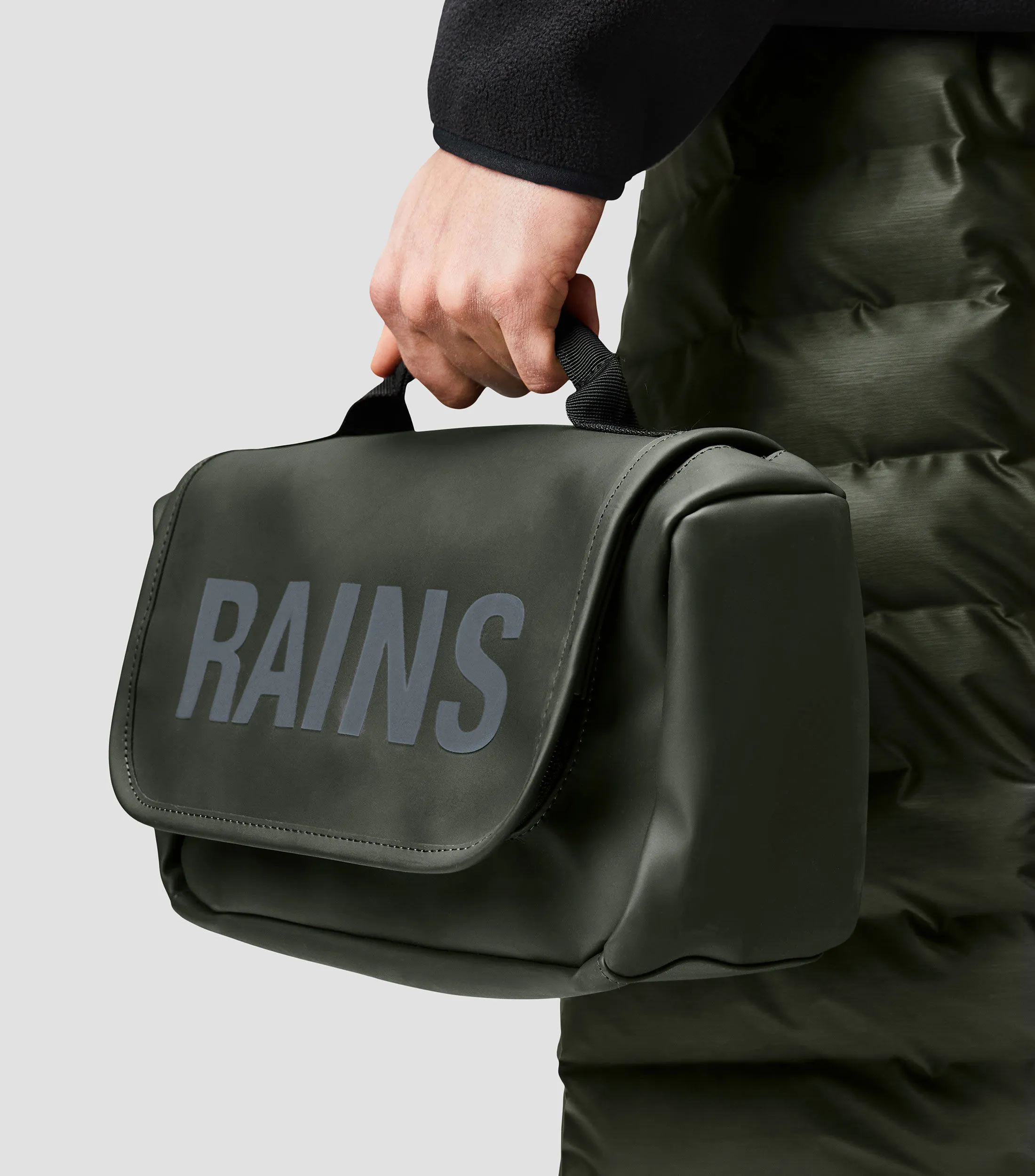 Rains Washbag con logo Unisex