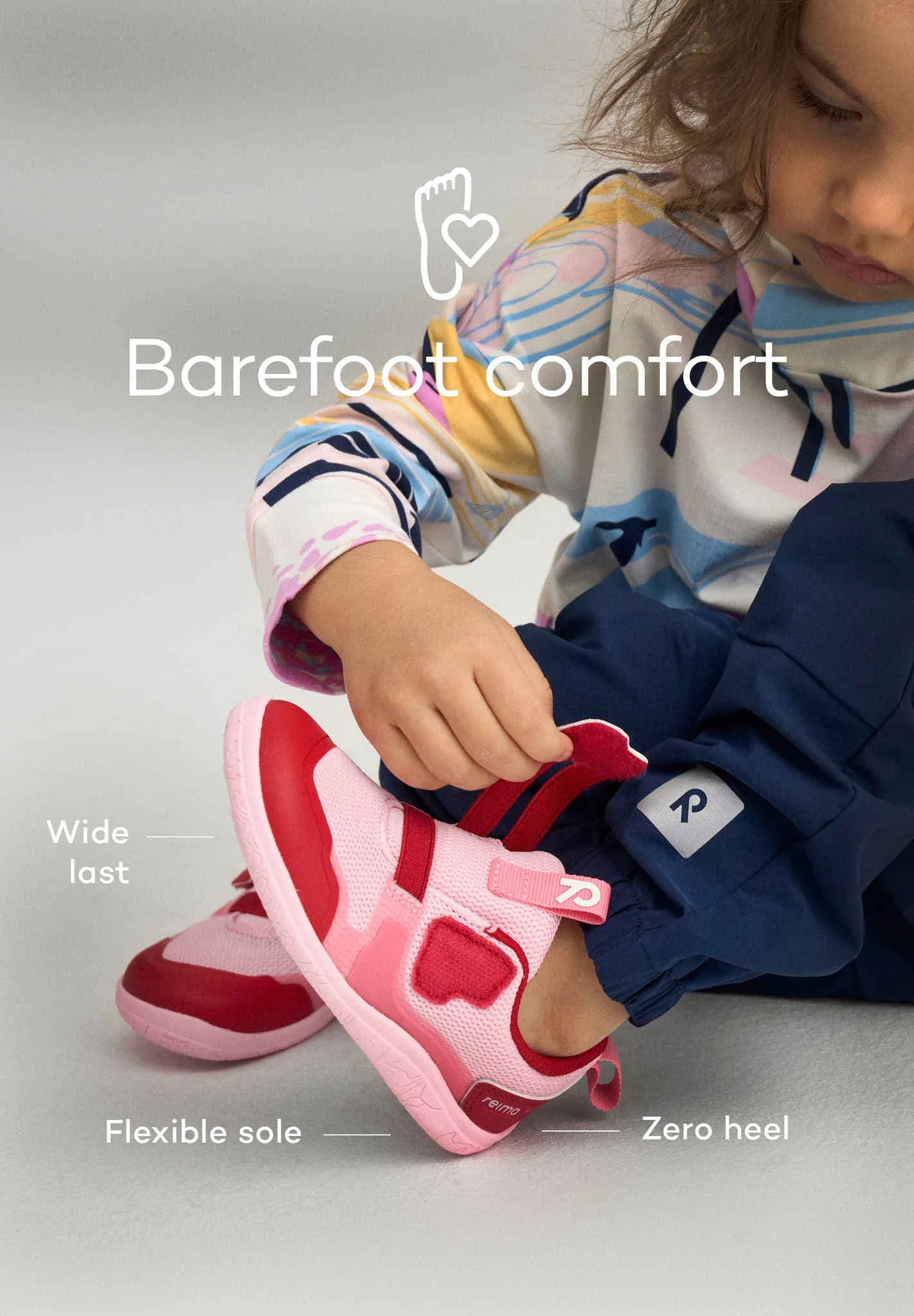 REIMA  TEPASTELU TODDLERS PALE ROSE  DEPORTIVAS BAREFOOT IMPERMEABLES