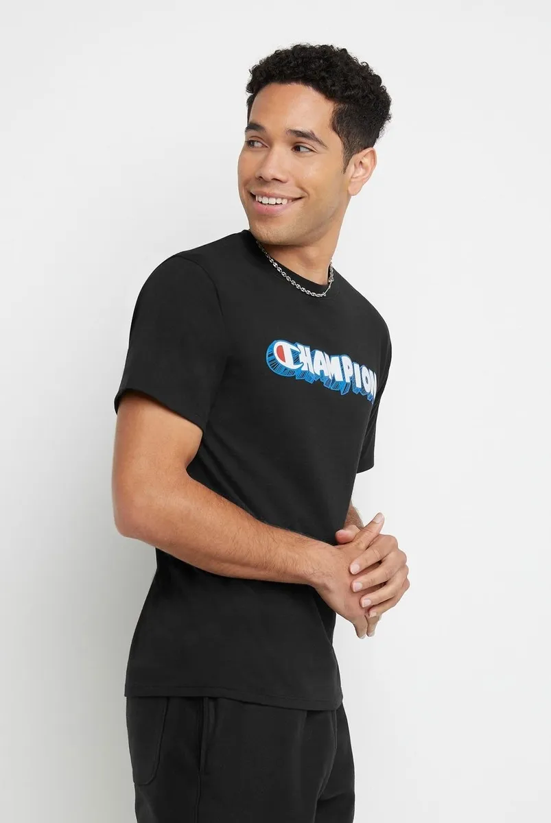 REMERA CHAMPION CLASSIC GRAPHIC TEE BLACK