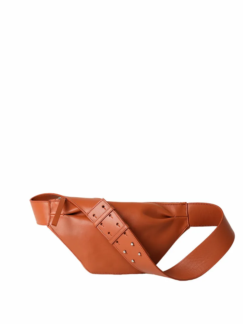 Rift money belt terracotta