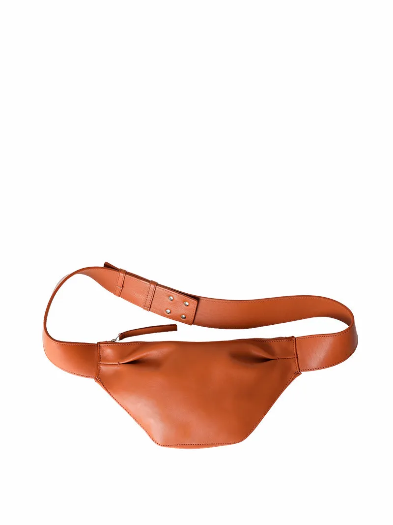 Rift money belt terracotta